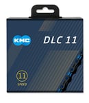 KMC Unisex's Black/Blue DLC 11 Chain, 1/2” x 11/128”