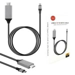 Câble Adaptateur USB-C 3.1 Type C vers HDMI 4K MHL 200cm,JL730