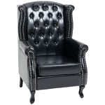 Armchair Chesterfield-style High Back Chair Tufted Accent Chair