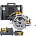 DeWalt DCS570 18V Cordless XR Brushless 184mm Circular Saw With 1 x 4.0Ah Bat...