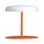 Mushroom Bordslampa - Färgval Vit alt. Rönnbär | Färg: Rönnbär NCS 0580-Y80R & vit RAL9010 | Ljuskällor: 2 st - E27 4W LED 2700K 360lm