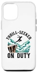 iPhone 15 Thrill Seeker On Duty Cliff Jumper Cliff Jumping Diving Case
