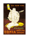 Wee Blue Coo Ad Atkinsons Eonia Shaving Stick Foam King Razor Wall Art Print