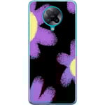 Xiaomi Poco F2 Pro Transparent Mobilskal Blomsterskrud