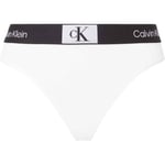 Calvin Klein Trosor CK96 Cotton Thong Vit bomull Medium Dam