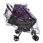 Weiyiroty Stroller Rain Cover Buggy Rain Cover Protector Dust Stroller Protector Clear PVC Baby Chair for Kids Home