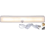 Dimbar batteridriven lampa LED med ljus- och rörelsesensor