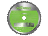  Evolution FURY® Multi-Purpose TCT Circular Saw Blade 255 x 25.4mm x 24T EVLF255