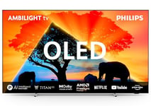 Philips Ambilight 65OLED759 Smart TV OLED 4K - Écran 65 Pouces, Plate-Forme P5 AI Perfect Picture Ultra HD, Titan OS, Dolby Vision et Son Dolby Atmos, Fonctionne avec Alexa et Google Assistant
