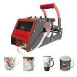 Mug Press Machine, 220V Mug Heat Press with 11oz Mug Attachment