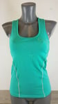 Puma Essential 2-in-1 Tank Top CELL Moisture Cotton GREEN  UK 10 SMALL D332-13