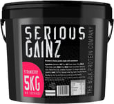 , SERIOUS GAINZ - Whey Protein Powder - Weight Gain, Mass Gainer - 30G Protein P