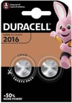 10 x Duracell CR2016 Lithium Button Batteries for Calculators and Watches