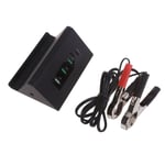 DC-omvandlare med batteriklämma, 12V 24V till 5V USB power , QC3.0-laddare