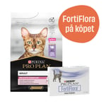 Adult Delicate Digestion Kalkon för katt + 7-pack FortiFlora - Torrfoder 10 kg + 7-pack FortiFlora