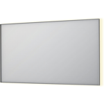 Sanibell Ink SP32 speil med lys, 140x80 cm, børstet rustfritt stål