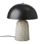 Affari, Fungi bordslampa svart/vit