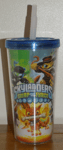 Skylanders Swap Force Drinks Tumbler / Plastic Cup With Straw - BRAND NEW