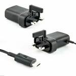 Nokia UK Mains Charger & Micro USB For Nokia C20 C10 800 Tough 2720 V Flip 105 