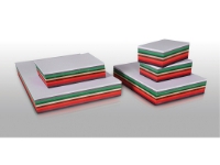 Karton PlayCut, pakke a 1.500 ark i julefarver i forskellige størrelser