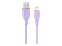 Cablexpert Premium - Lightning-Kabel - Usb Hane Till Lightning Hane - 1.5 M - Violett - Data Och Laddning, Formpressad