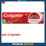 Colgate Max White Luminous Whitening Toothpaste, 75ml, Max White One Toothpaste