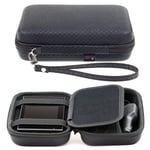 Black Hard Carry Case For Garmin Dezl 760LMT-D 760 LMT-D 7'' GPS Sat Nav With Accessory Storage and Lanyard