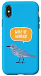 Coque pour iPhone X/XS Réveil Humans Nature Planète Terre Oiseaux Protection Message