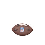 Wilson NFL MINI REPLICA American Football, Mixed Leather, Mini-Size, Brown, WTF1631XBNFL