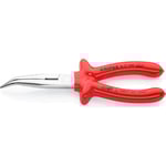 KNIPEX L-AUS platt rund tråd böjd VDE 1000V med fräs 200mm