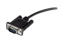 StarTech.com 3m Black Straight Through DB9 RS232 Serial Cable - DB9 RS232 Serial Extension Cable - Male to Female Cable (MXT1003MBK) - serielforlængerkabel - DB-9 til DB-9 - 3 m