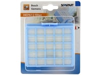Scanpart 1190000212, Filter, Blå, Vit, Bosch Logo, Gl-30, Gl-40, Bx3 & Siemens Synchropower, Vsx3, Z3.0, Z4.0, Upphängbar Förpackning, 1 Styck