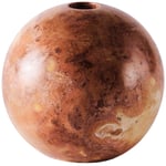 Sphere Lysestake Marmor Ø12 cm, Rød, Rød