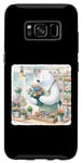 Coque pour Galaxy S8 Ours Arrange Fleurs In Shop. Ice Bear Tablier Flower Shop
