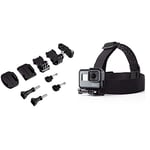 GoPro Grab Bag for HERO Cameras (Official GoPro Accessory) & Amazon Basics Head Strap Camera Mount for GoPro