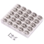Nolloi 25 Pieces Sewing Machine Bobbins and A Zig-Zag Straight Stitch Snap-On Foot Metal Bobbins-Suitable for Brother Janome Singer Bernina Toyata Anime Kenmore and Other Brand Models