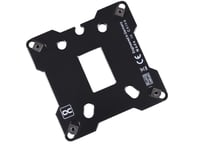 Alphacool 13071, Bakre Platta, Rostfritt Stål, Svart, Intel: Lga 1150 / 1151 / 1155 / 1200 / 1700, 90 Mm, 3 Mm