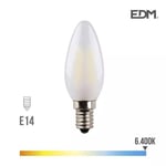LED-lampa E14 4,5W ljus motsvarande 30W - Day White 6400K - 98630
