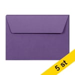 Kuvert 120g C6 | lila | Clairefontaine 26606C | 5st