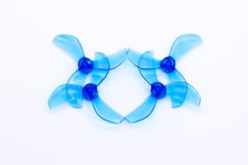 NewBeeDrone Azi Tri-Blade Micro Props - Blue (4)