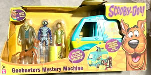 Scooby Doo Goobusters Mystery Machine Van Playset And Figures