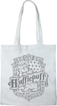 HARRY POTTER TOTE BAG HUFFLEPUFF», REFERENCE : BWHAPOMBB009, BLANC, 38 X 40 CM