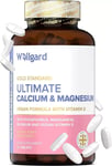 3 X Wellgard Vegan Calcium Magnesium Zinc and Vitamin D Capsules  (m16)