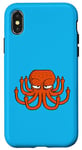 iPhone X/XS Funny Sarcastic Octopus Kraken Squid Offensive Middle Finger Case