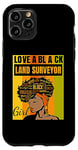 iPhone 11 Pro Black Independence Day - Love a Black Land Surveyor Girl Case