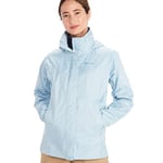Marmot Women's Waterproof Jacket, Lightweight Hooded Rain Jacket, Windproof Raincoat, Breathable Windbreaker, Ideal for Running and Hiking, Tide Blue, XS