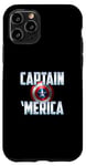 Coque pour iPhone 11 Pro Capitaine Super-Héros Amérique Film De Dessins Animés Drôles