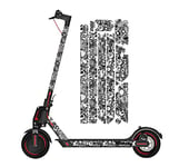 STYLISH SCOOTERS Stickers for Xiaomi M365, Vinyl Xiaomi M365, Vinyl Sticker Bomb Black for Xiaomi M365, Sticker for Xiaomi M365 Pro 2