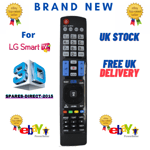 New 3D SMART Replacement TV Remote Control for LG AKB73756565