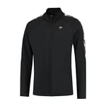 Dunlop Mens Practice Tracksuit Jacket Tennis Shirt, Nero, XXL